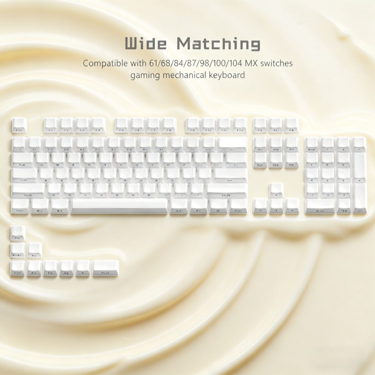 Kristallgelee-Tastenkappen