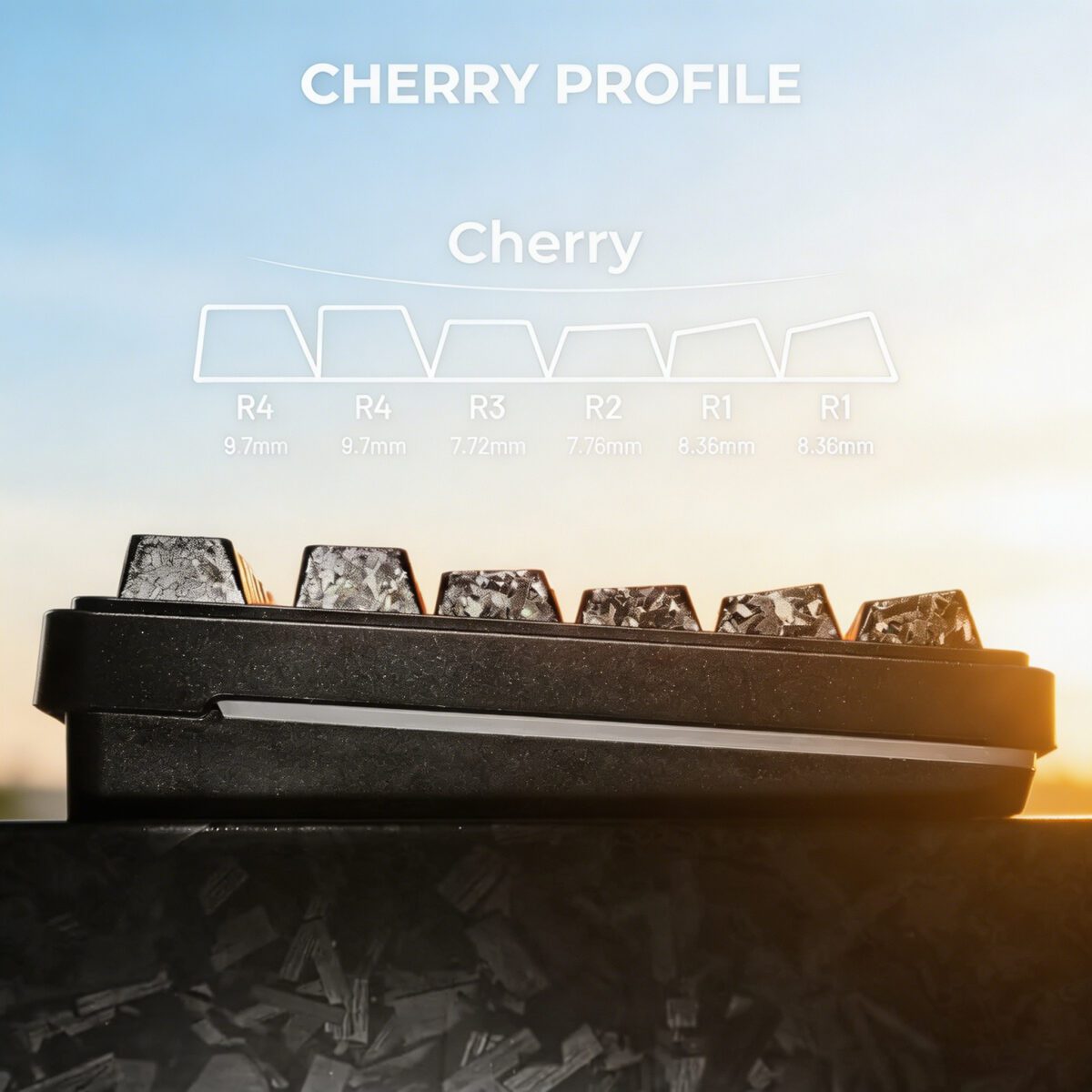 Carbon Fiber Keycaps