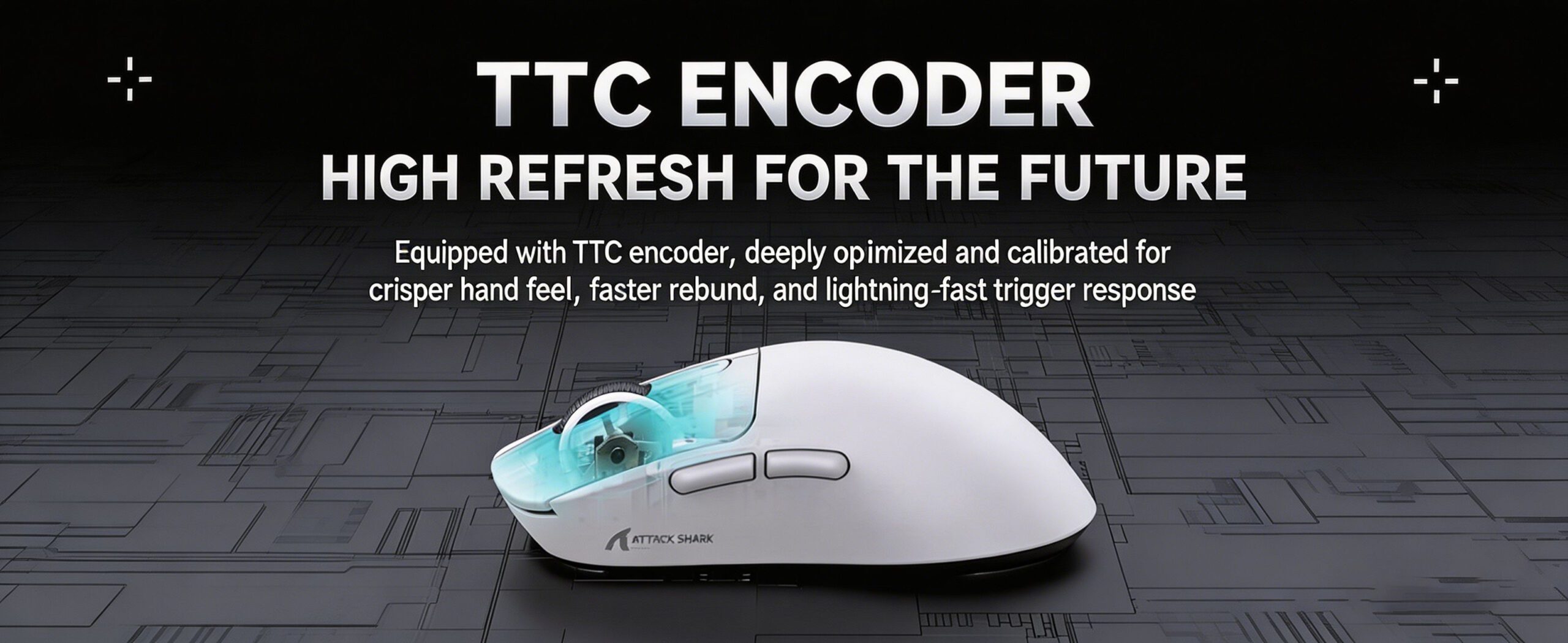 ATTACK SHARK X3 Wireless Gaming Mouse