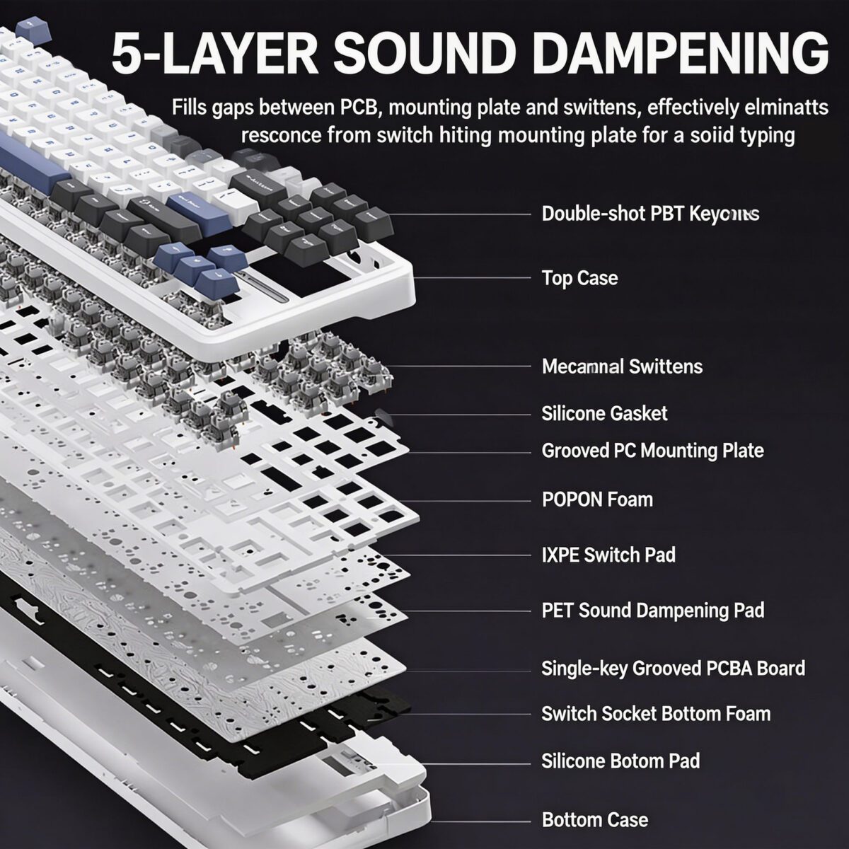 AULA F87 Pro Mechanical Keyboard