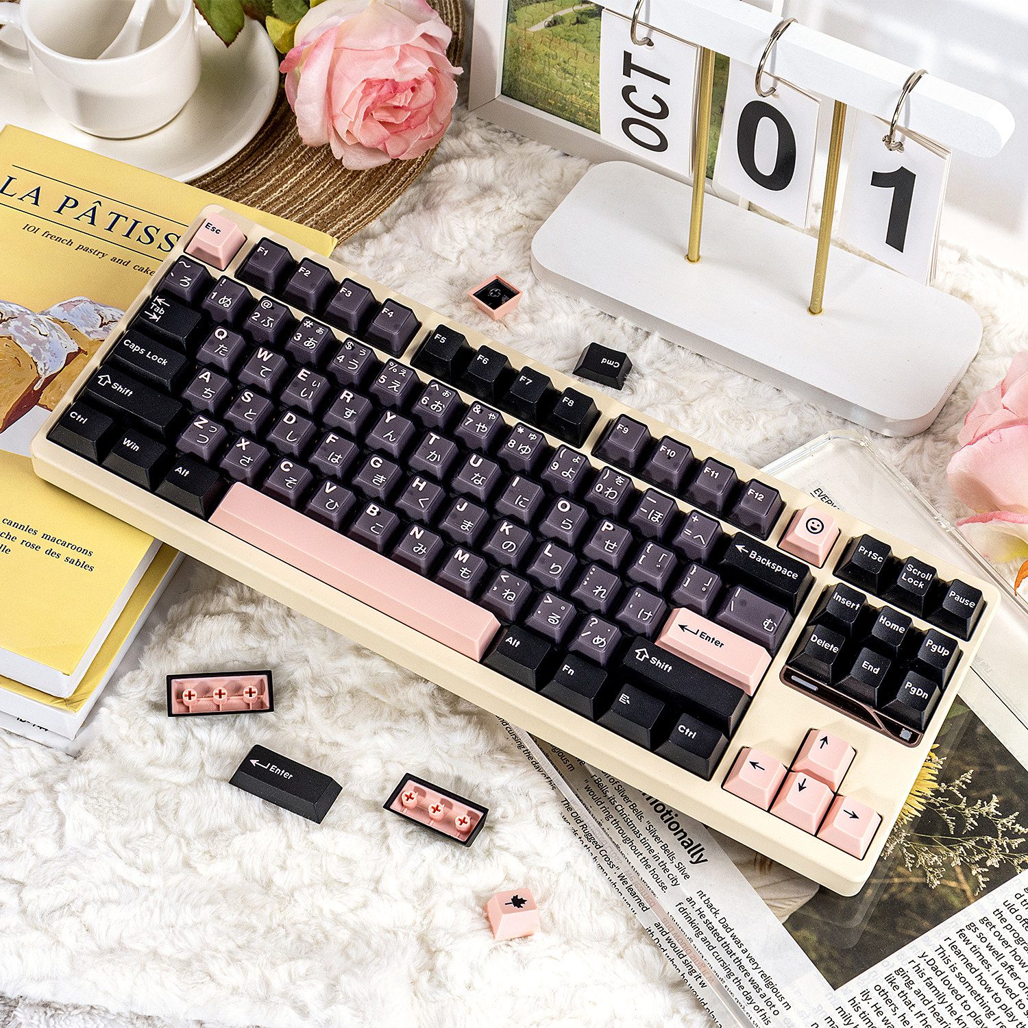 Sea Salt Soda Translucent Custom Keycaps