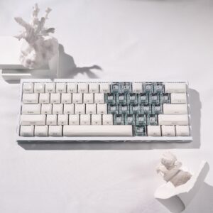 white crystal + high-transparency heart