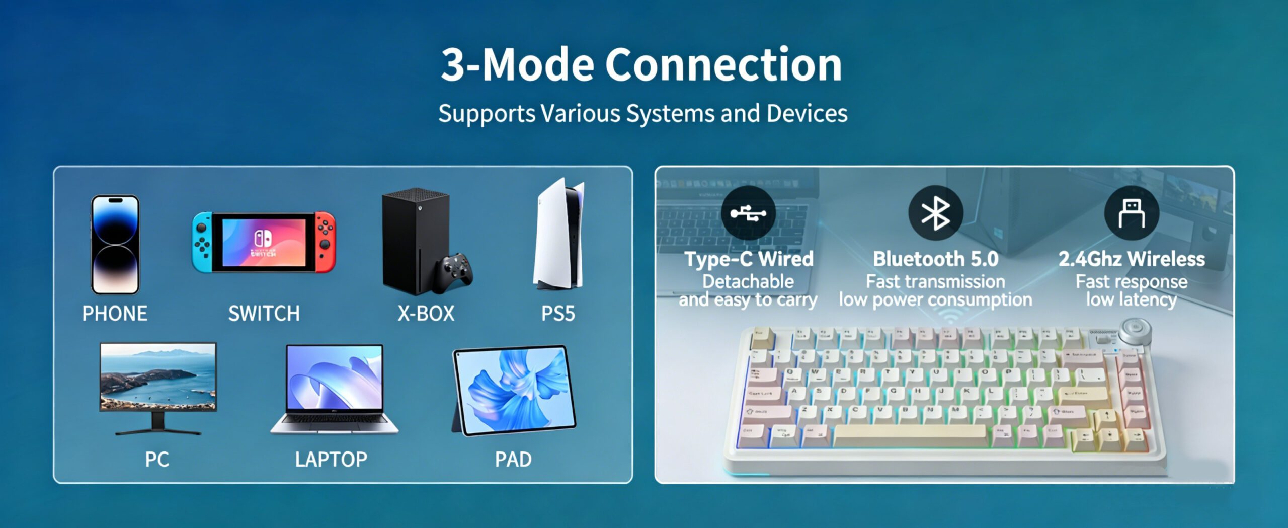 AULA F87 Pro Mechanical Keyboard