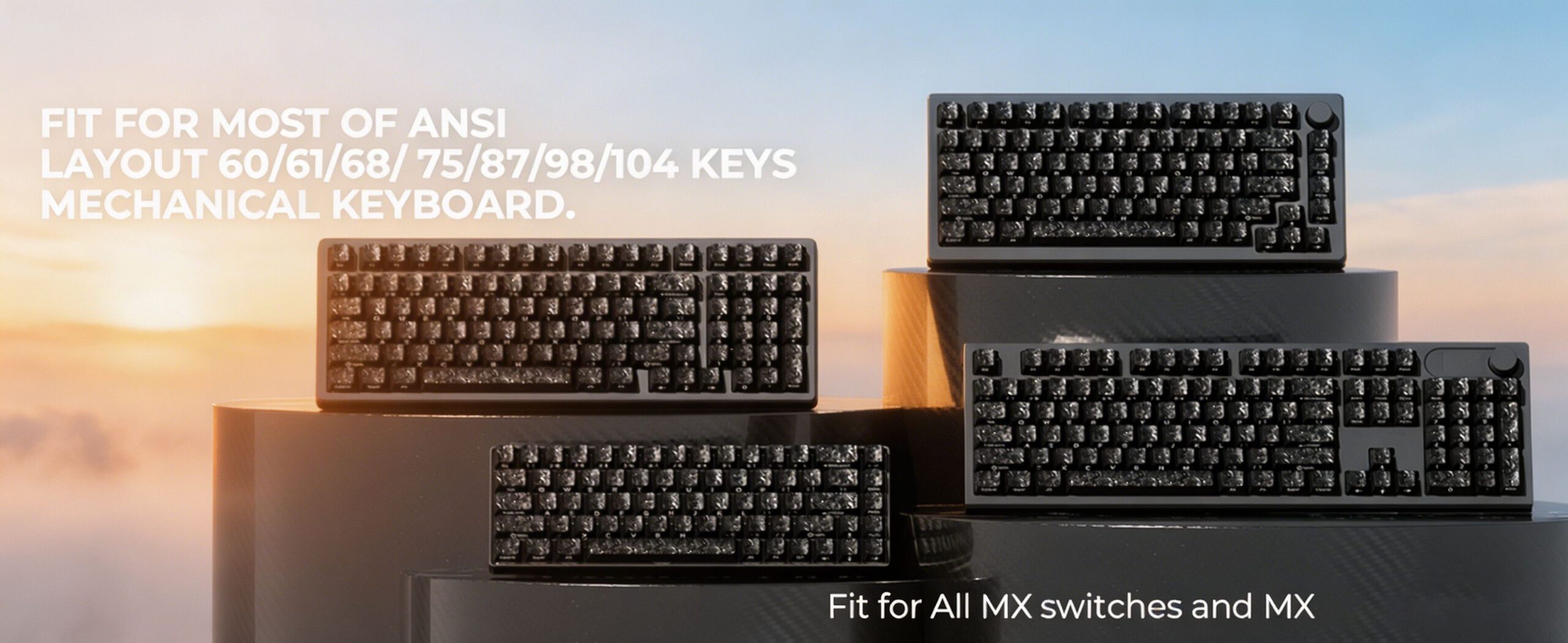 Carbon Fiber Keycaps