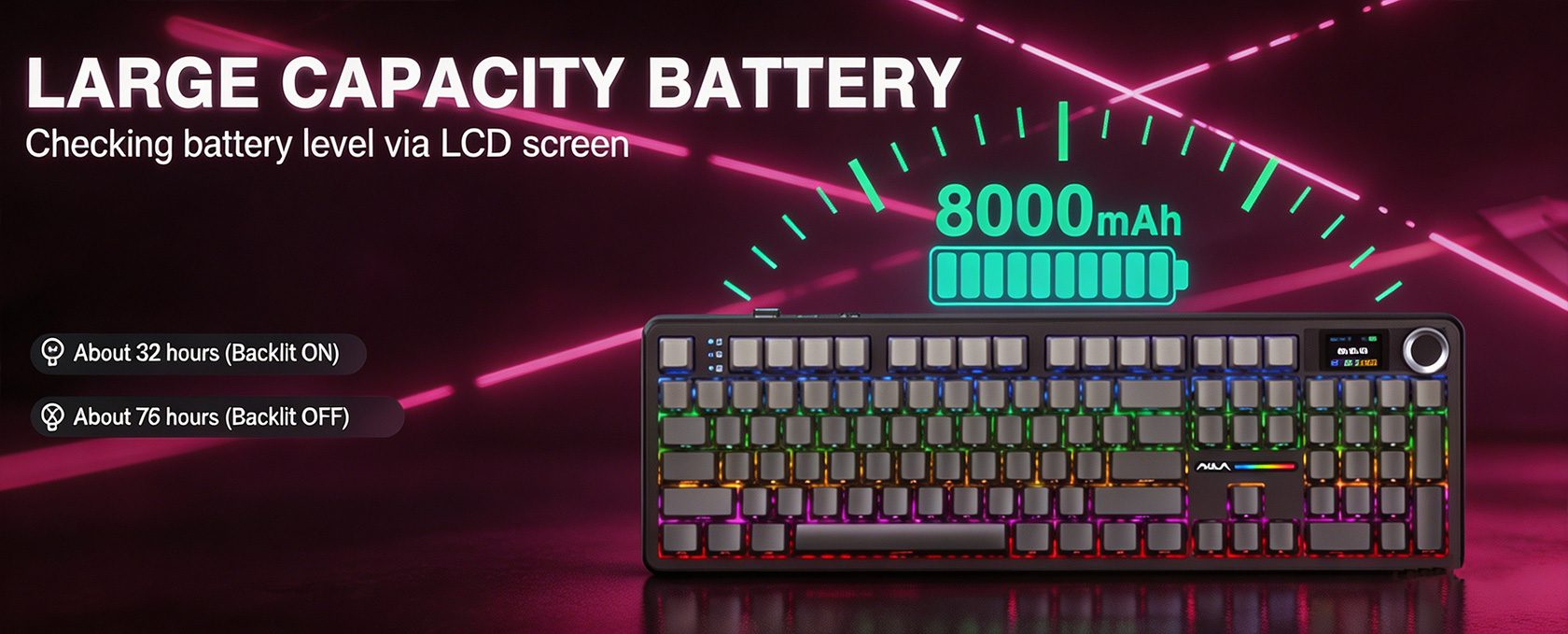 AULA F108 PRO Mechanische Tastatur