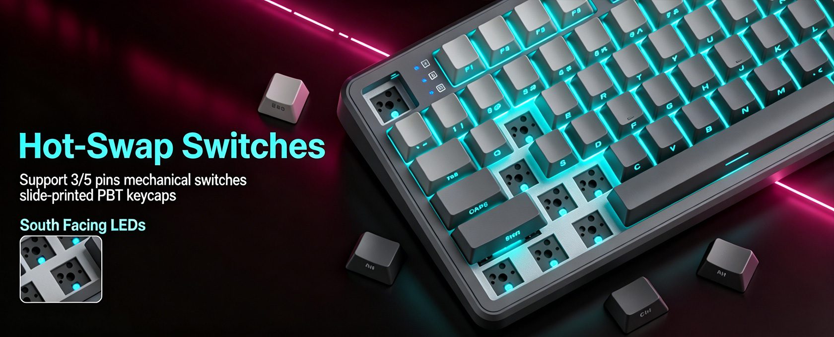 AULA F108 PRO Mechanische Tastatur