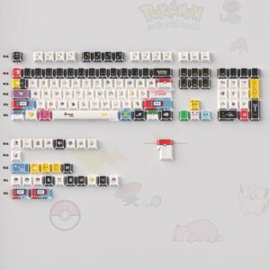 Pokemon Prism Shine Through Keycaps