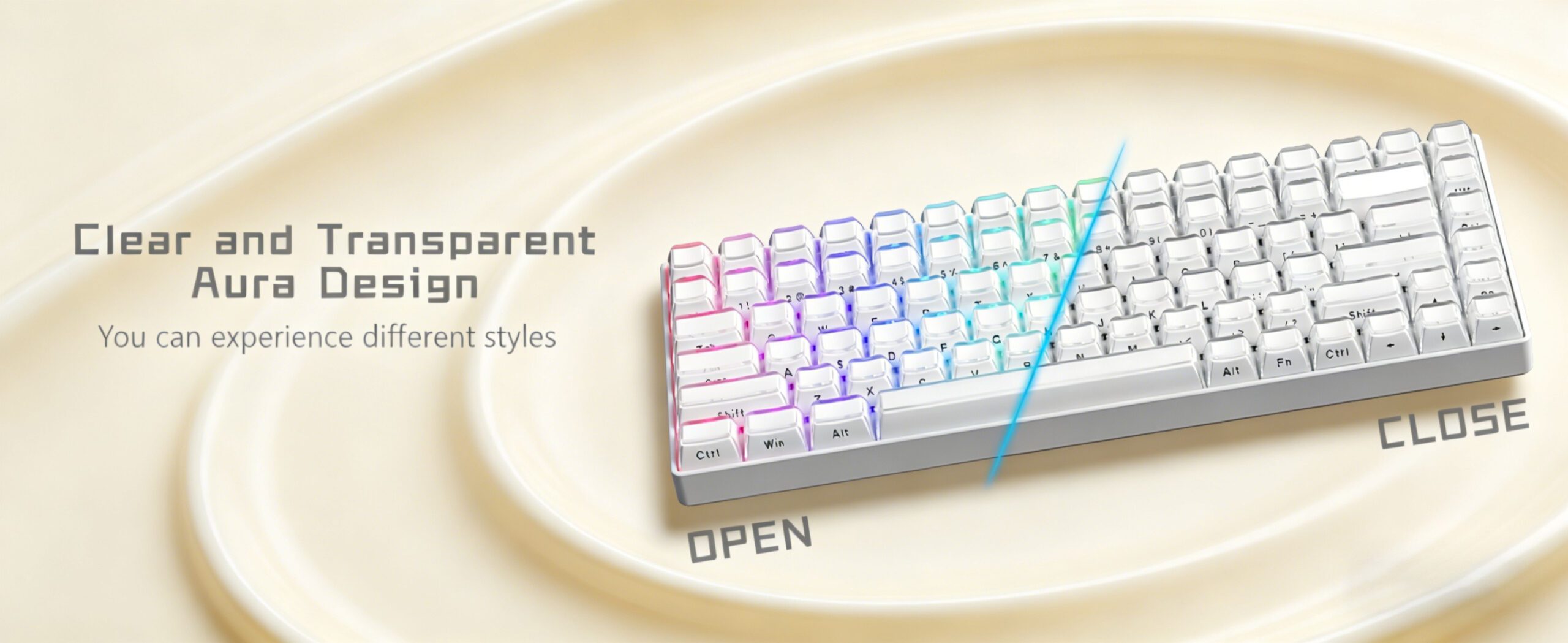 Kristallgelee-Tastenkappen