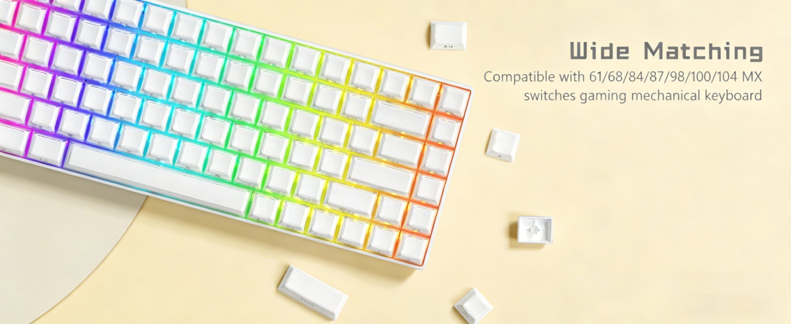 Kristallgelee-Tastenkappen