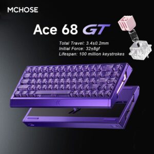 ACE68 GT Purple-Taishan Pink Switch