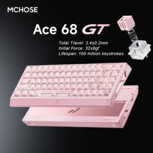 ACE68 GT Pink-Taishan Pink Switch