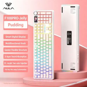 Milk Coffee + Pink Jelly Pudding