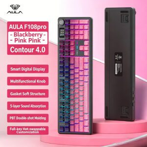 Fine Dust Gray Side Print +Blackberry Pink Contour