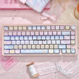 M75 Pink + Kawaii Cat MAO Keycaps