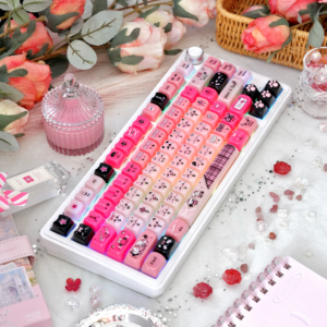 M75 White Kit + Yabi Pudding Keycaps