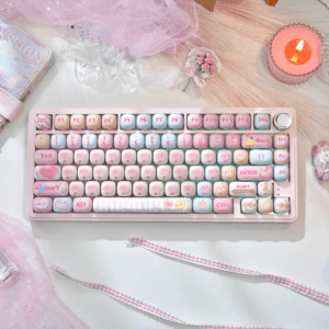 M75 Pink+ Cotton Candy MOG Keycaps