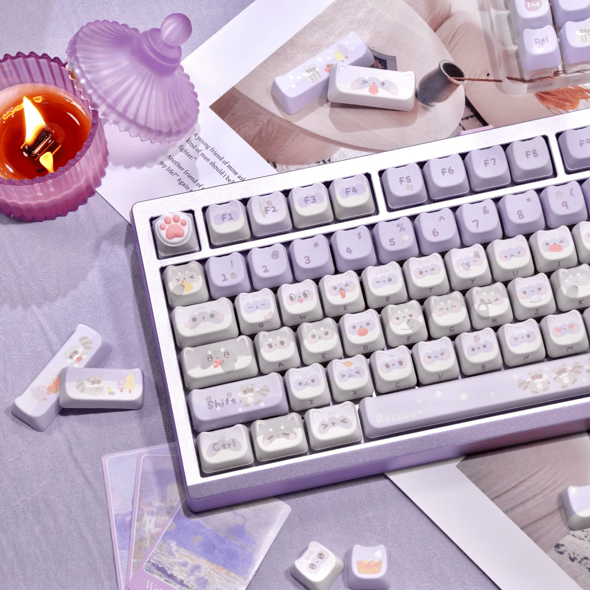 Maorbeng Raccoon Squad Keycaps