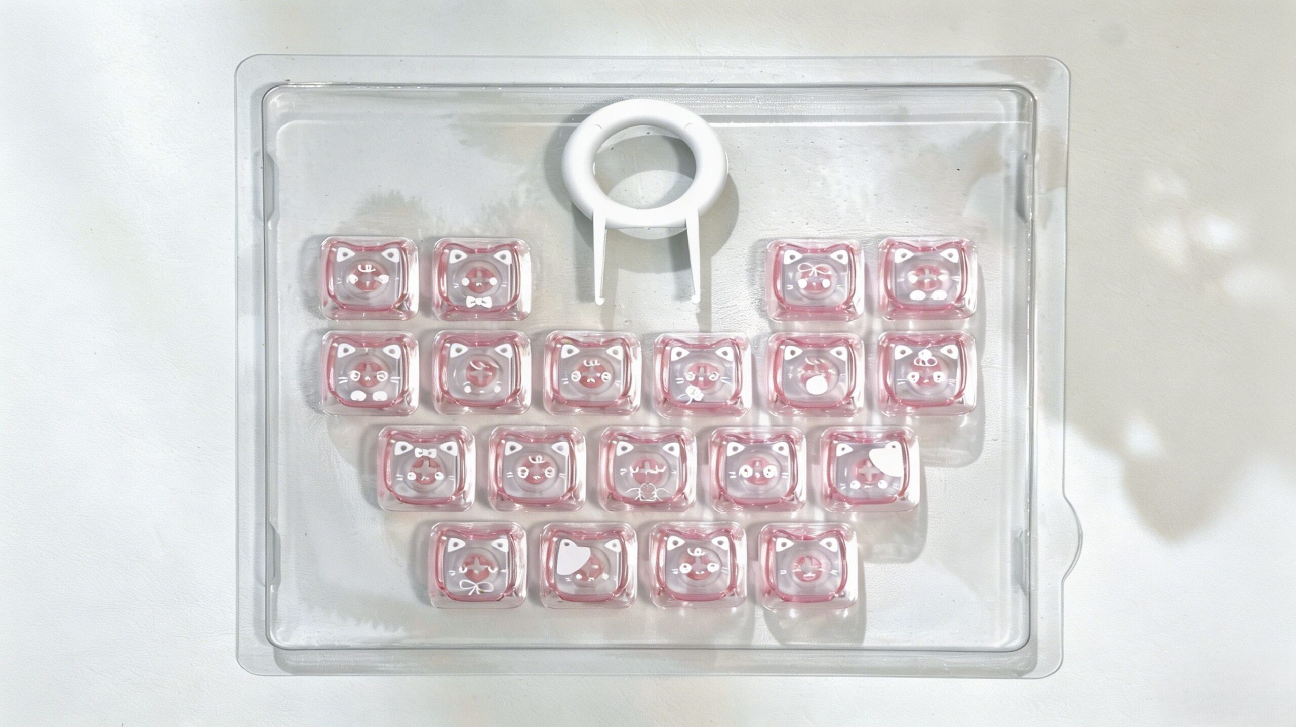 Maorbeng MAO Heart Series Translucent Keycaps