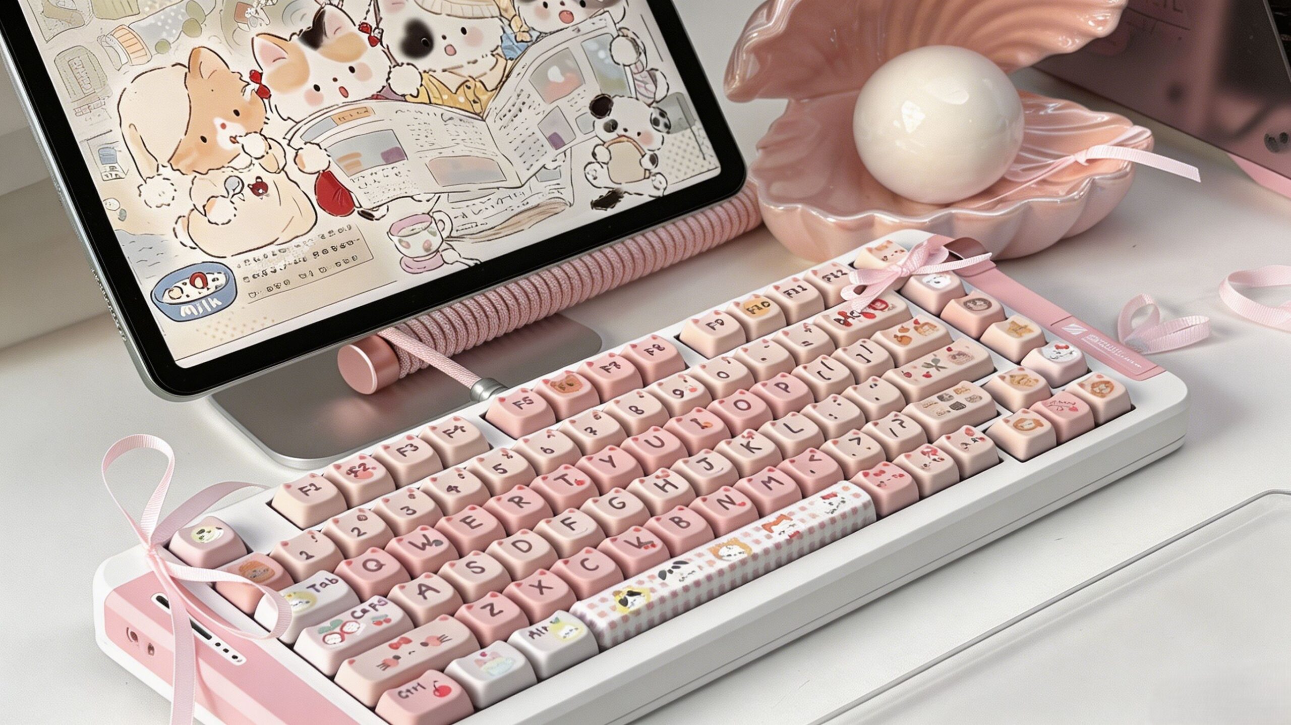 Maorbeng Mew Mew Hood Keycaps