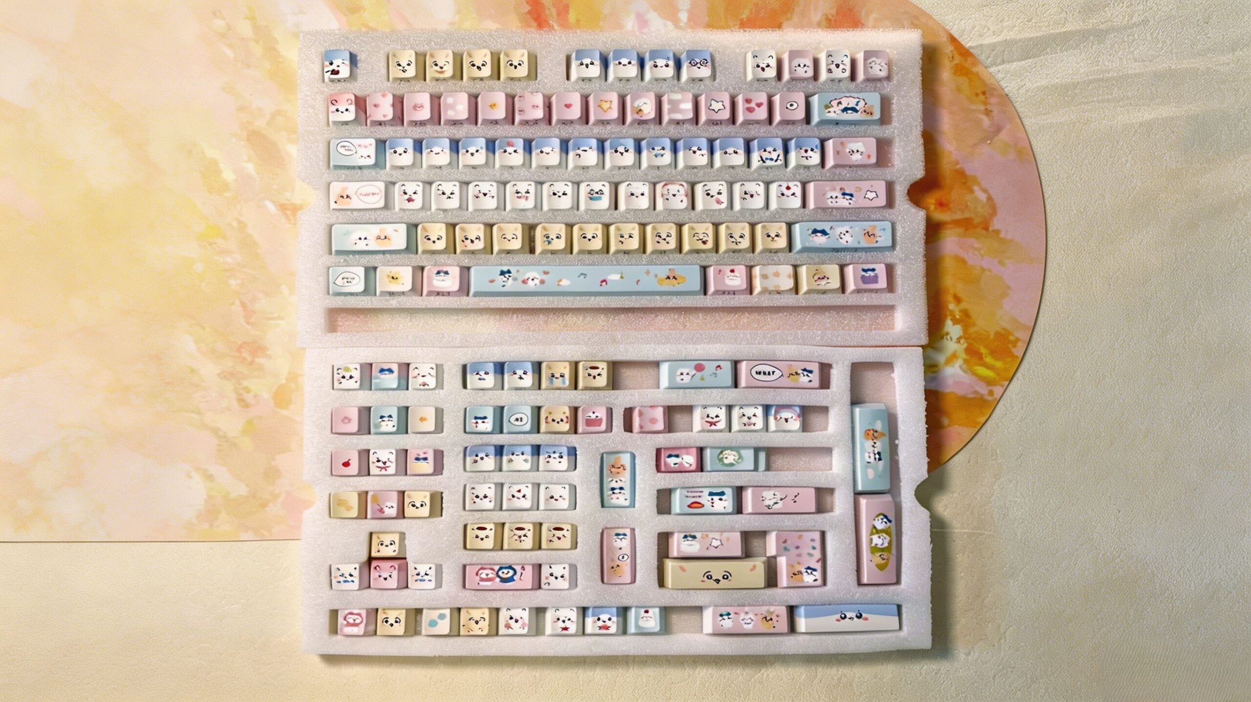 Maorbeng Kawaii Side-Lit Keycaps