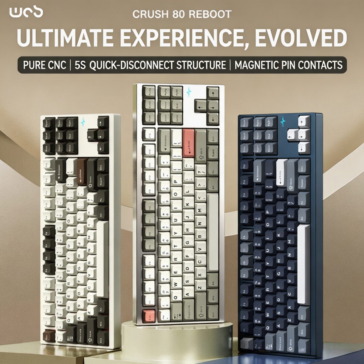 WOBKEY Crush 80 Reboot Pro Mechanical Keyboard