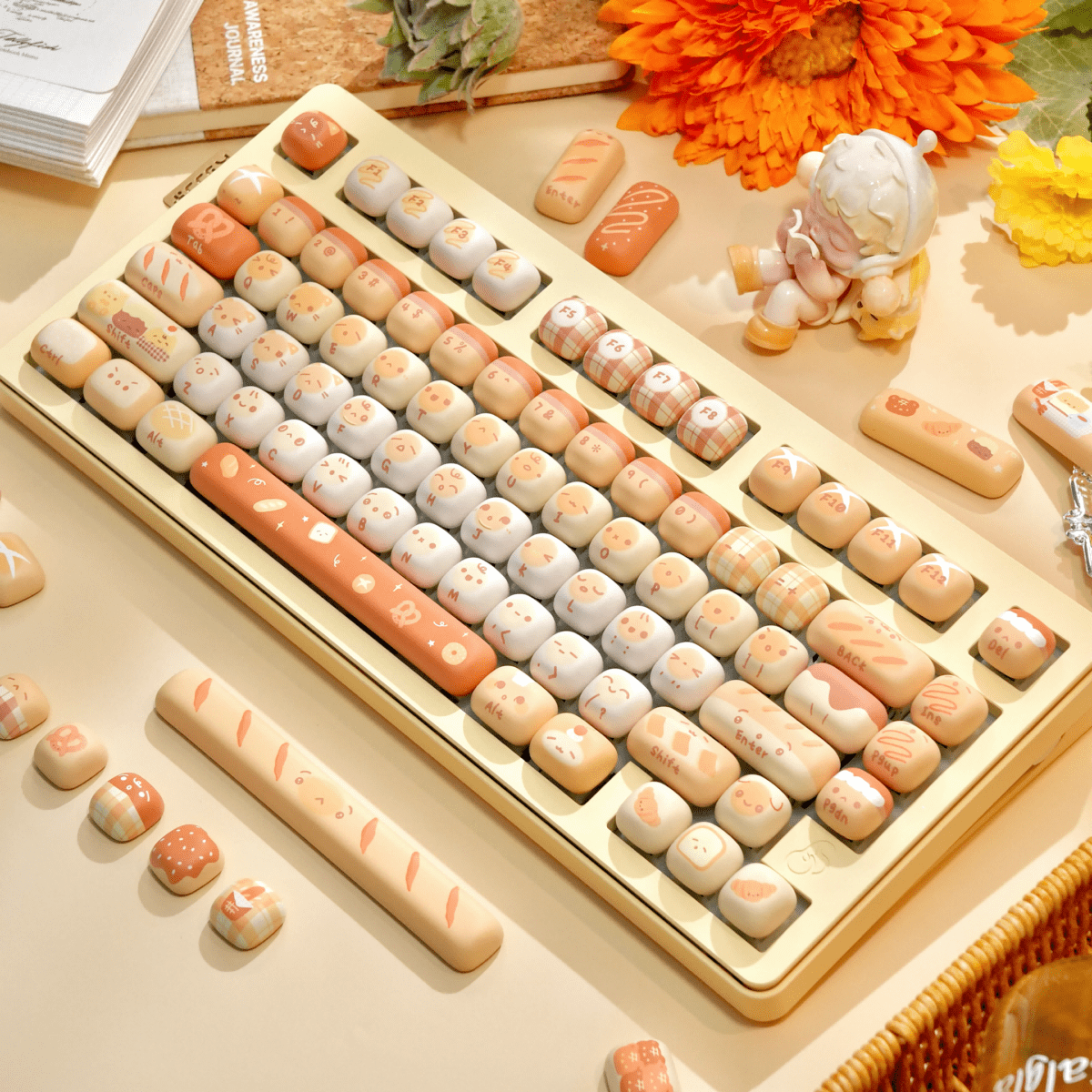 Maorbeng MOG Steamed Bun Keycaps