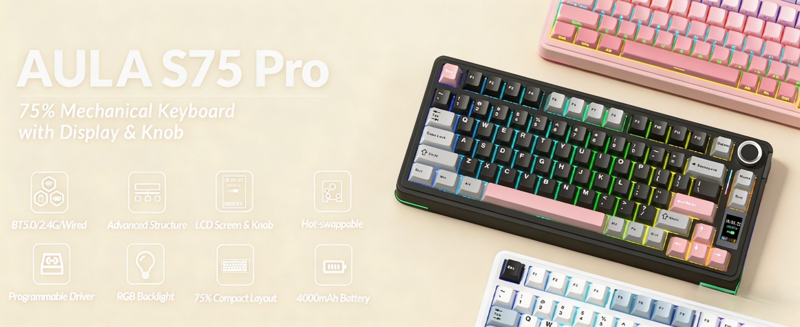 ALUA S75Pro Mechanical Keyboard
