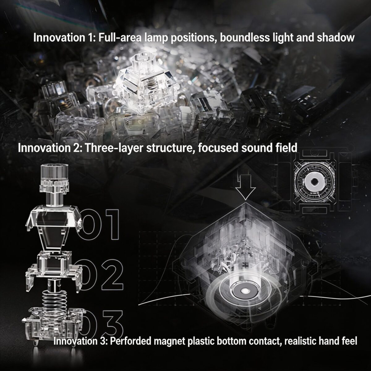 WS Diamond Cullinan Hall Effect Switches​