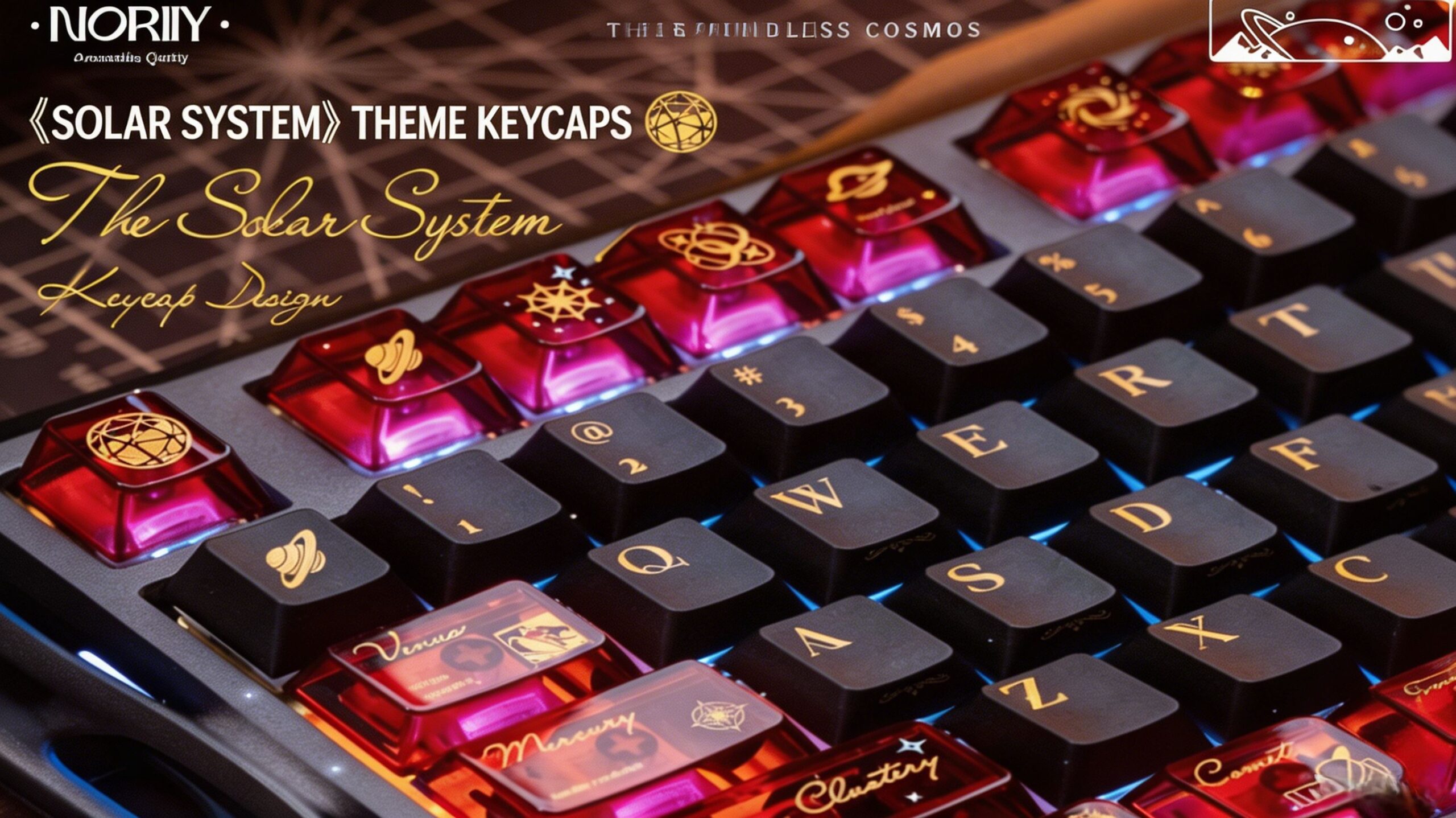 NORIY The Solar System Keycap Set