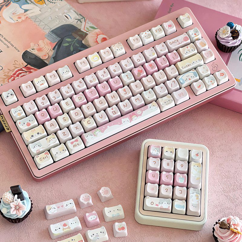 Maorbeng Meow Team Keycaps