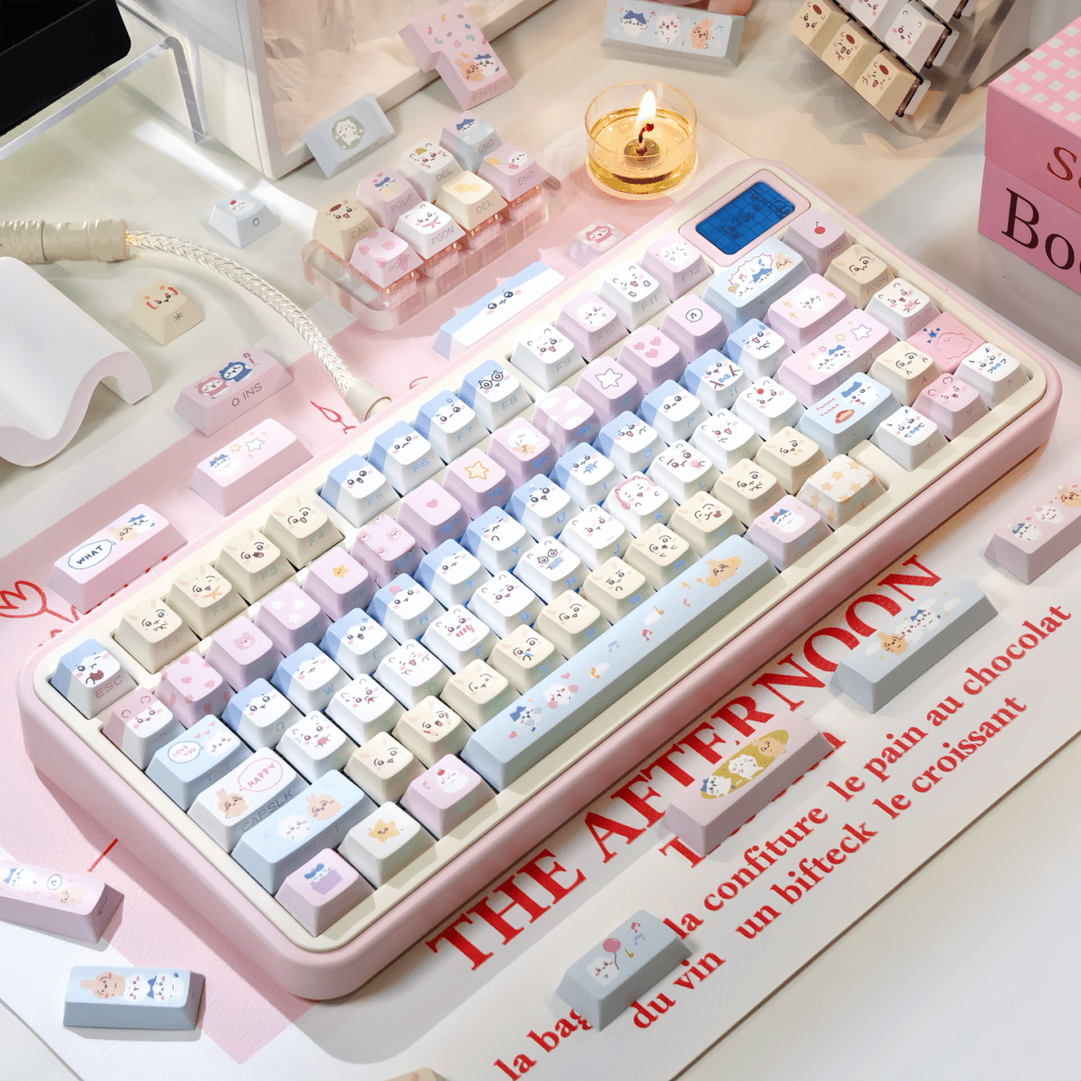 Maorbeng Kawaii Side-Lit Keycaps
