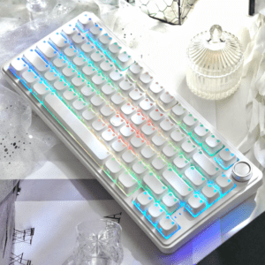M75 White + MAO White Dual-Color Side-Printed Keycaps