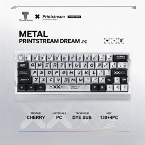 Titan Nation Printstream Keycaps