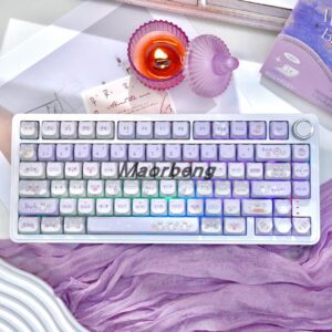 M75 White + Raccoon Squad MAO Keycaps