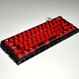Red Transparent Black Hollow Full Custom