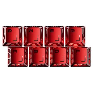 Red (8 QWERASDF Keycaps)