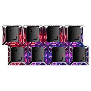 Black (8 QWERASDF Keycaps)