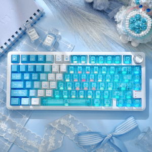 M75 White + Sea Salt Bubble Dual-Color Keycaps