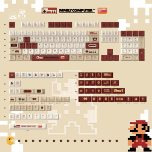 141-Key Dye-Sublimated Keycaps + 26-Key Transparent PC Add-On Set