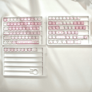 MAO Side-Engraved Fair Isle Meow Meow Keycap