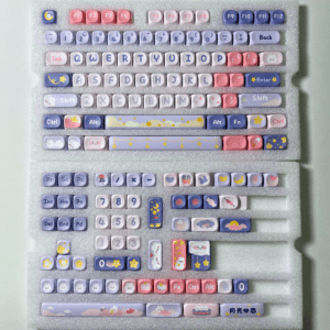 Moonlight Bunny MOA Keycaps