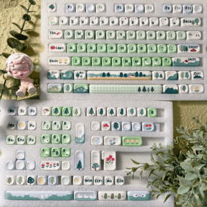 Forest Bird MOA Keycaps