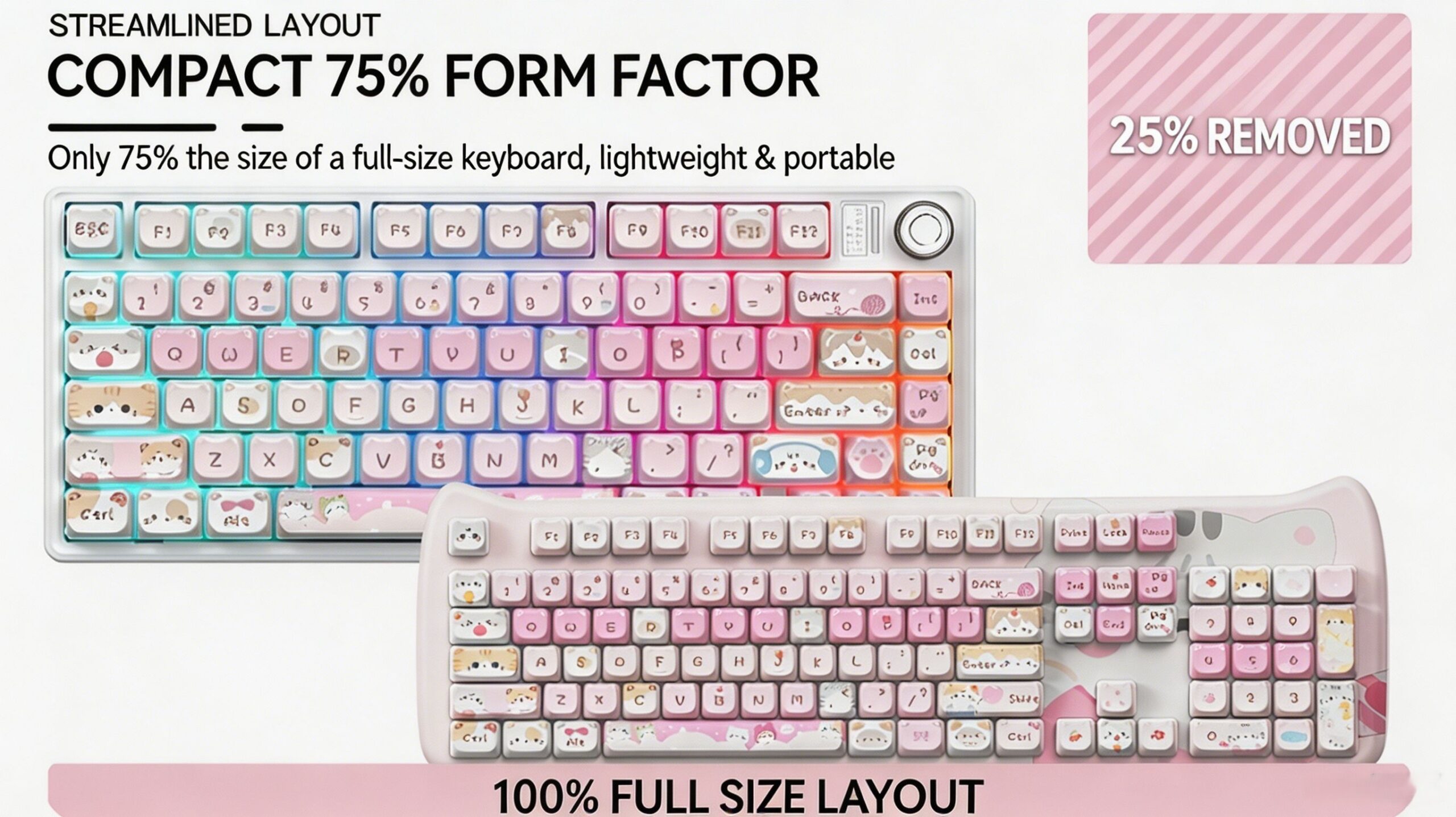 Maorbeng M75 Pro Custom Mechanical Keyboard