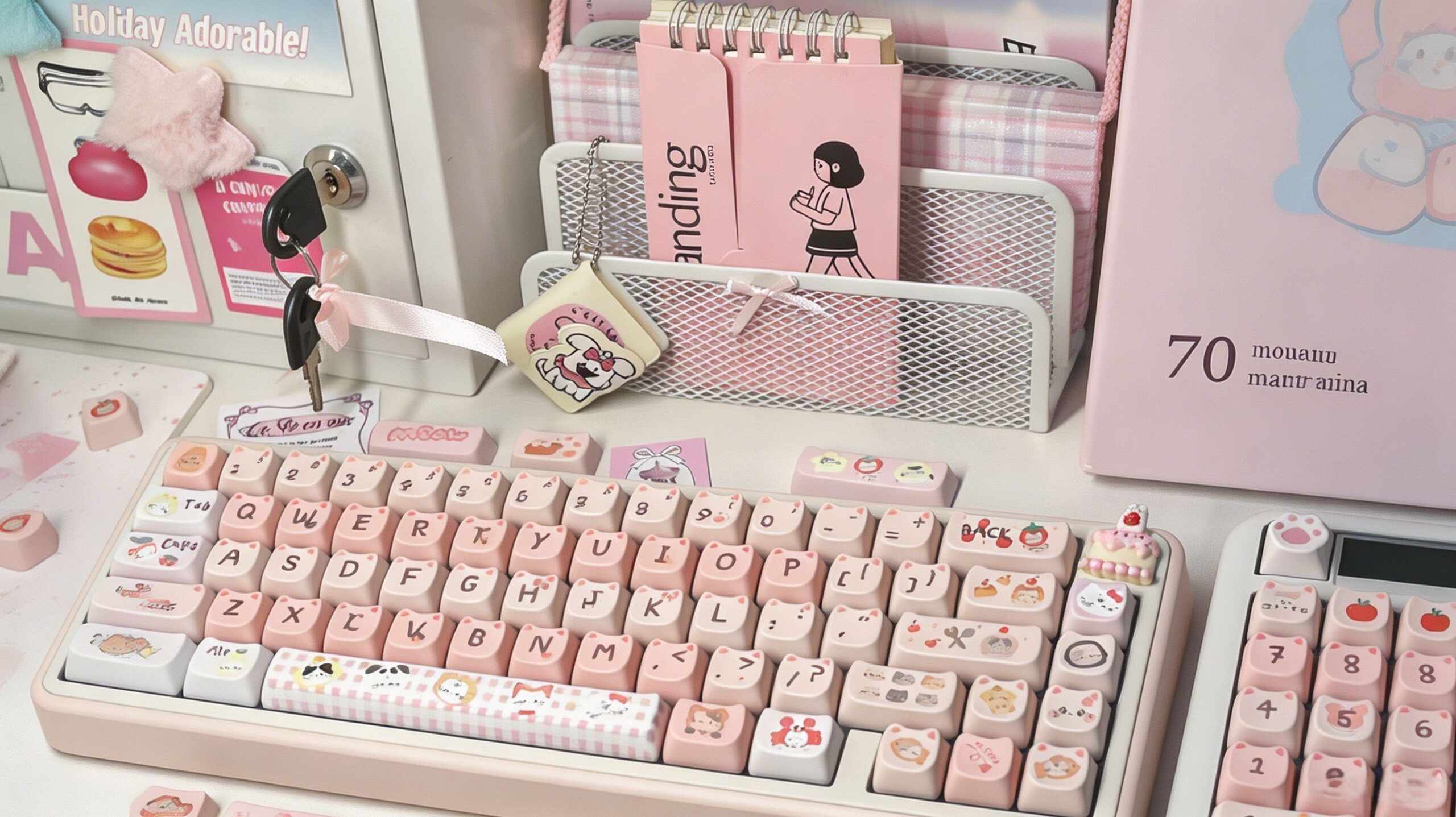 Maorbeng Mew Mew Hood Keycaps
