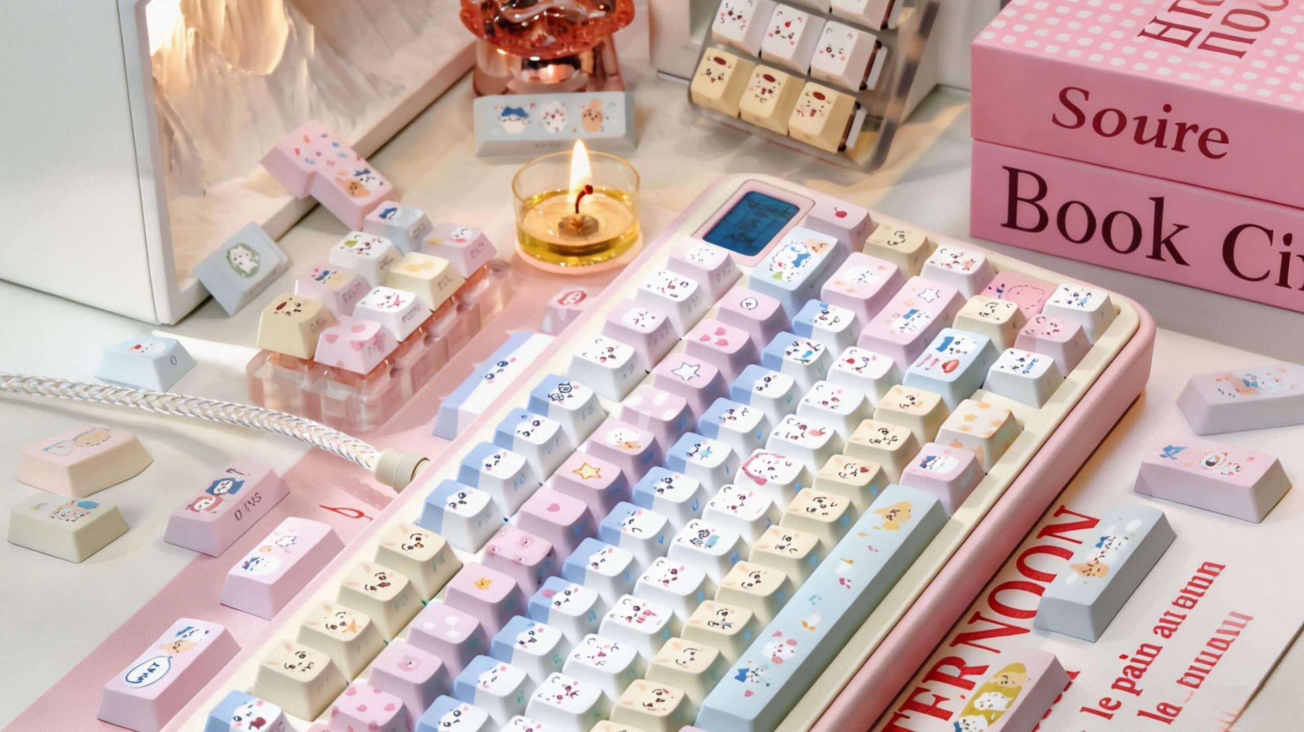 Maorbeng Kawaii Side-Lit Keycaps