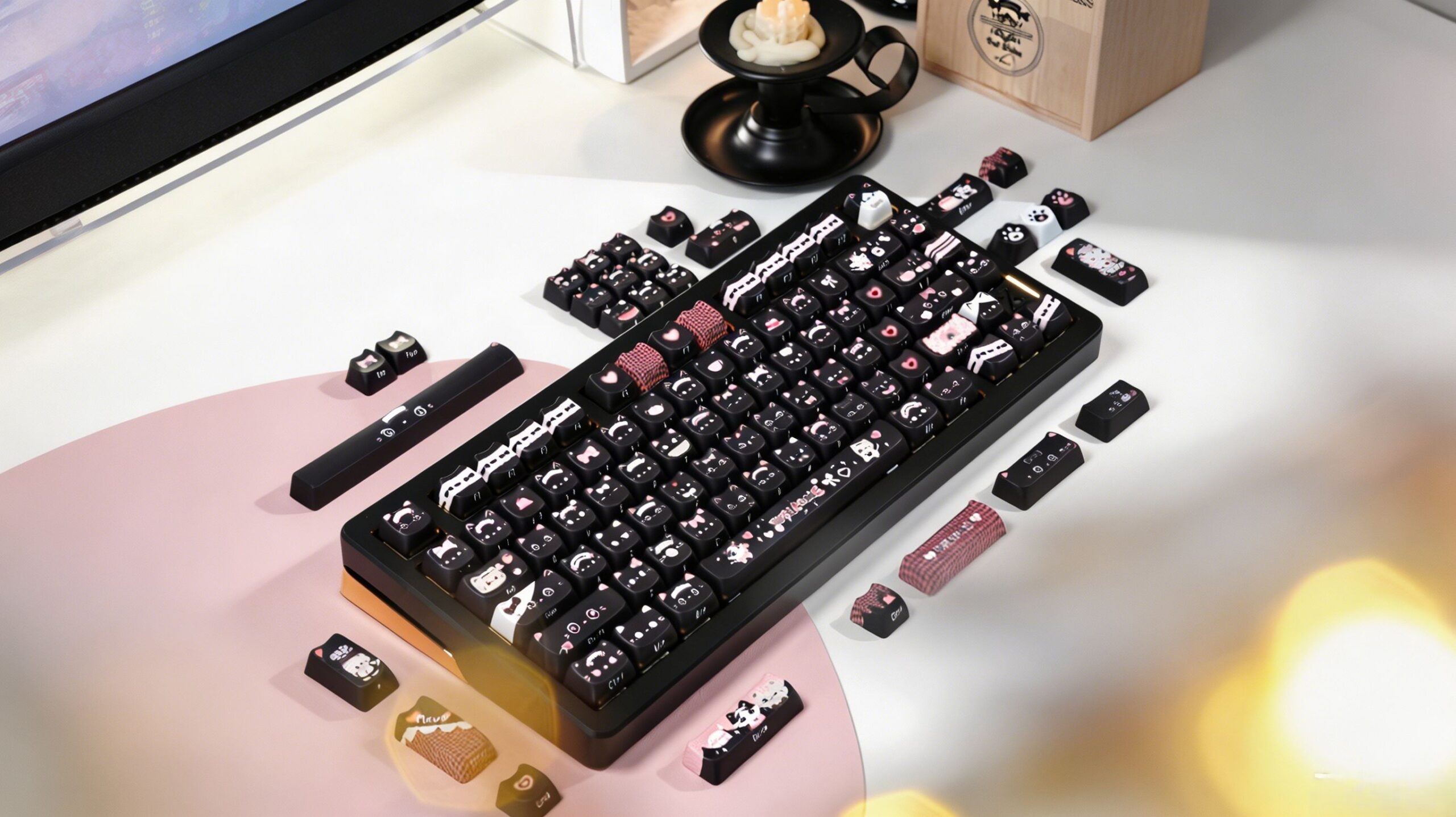 Maorbeng Maid Cat MAO Keycaps