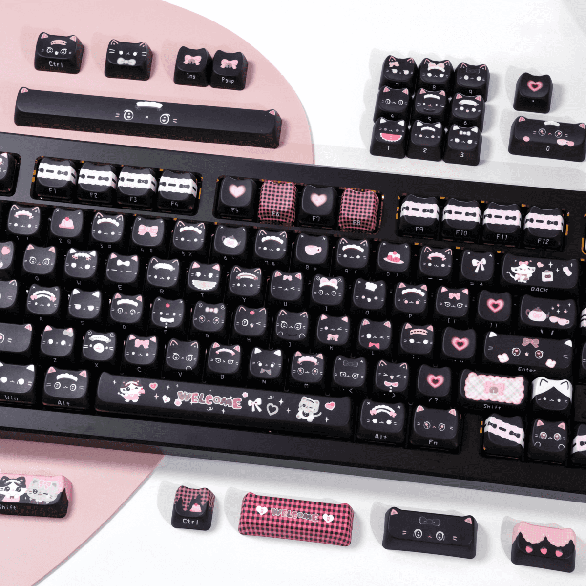 Maorbeng Maid Cat MAO Keycaps
