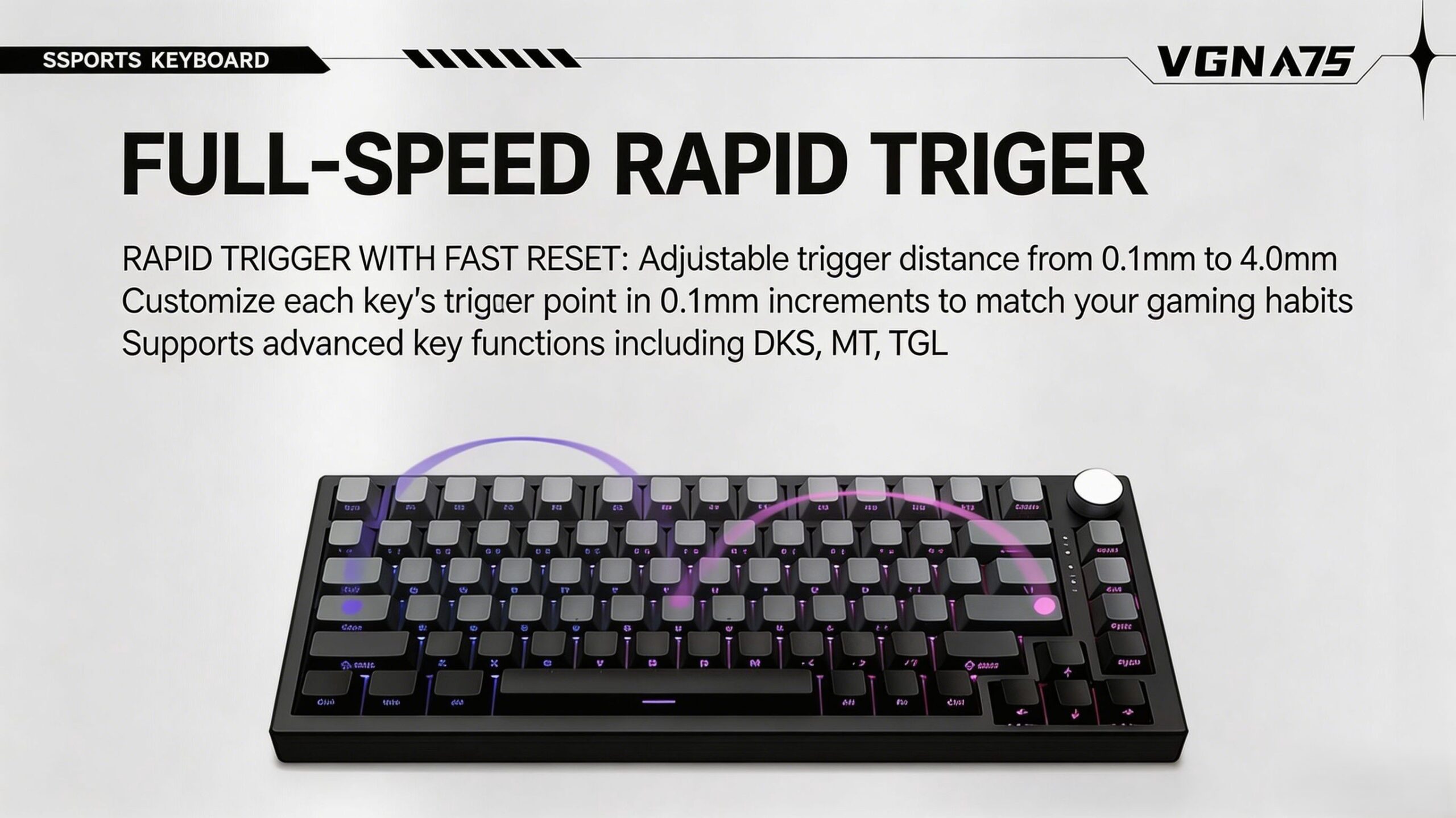 VGN A75 Hall Effect Keyboard