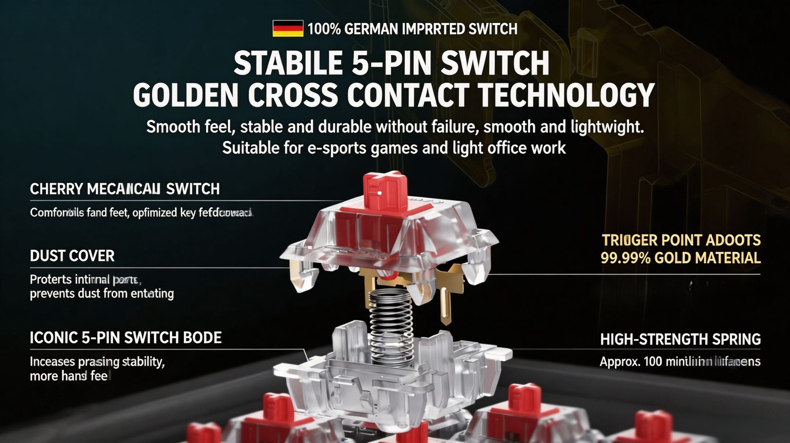 CHERRY MX 3.0S Wireless Mechanical Keyboard