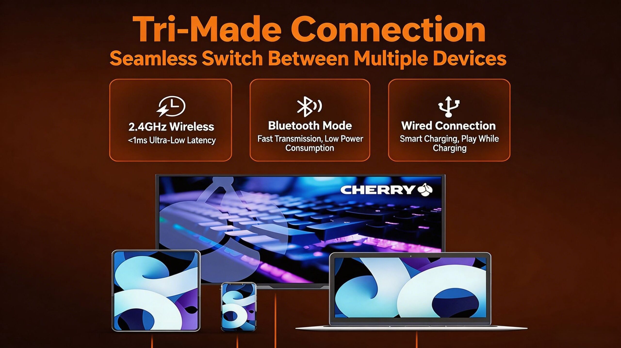 Cherry MX 2.0S Wireless Mechanical Keyboard